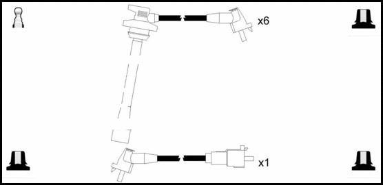 Ignition Cable Kit (HOES456)