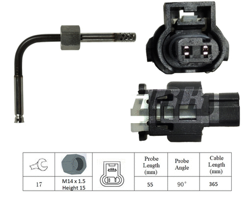 Sensor, exhaust gas temperature (LXT386)