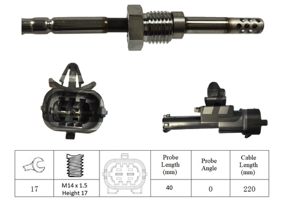 Sensor, exhaust gas temperature (LXT169)