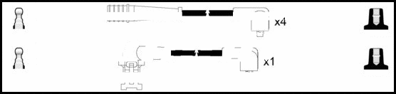 Ignition Cable Kit (HOES211)