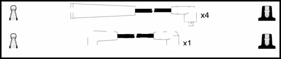 Ignition Cable Kit (HOES628)