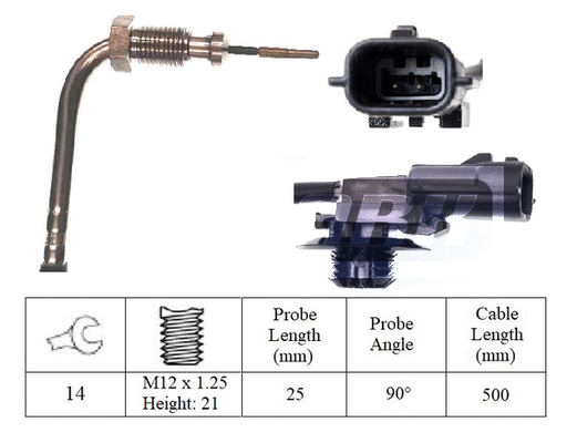 Sensor, exhaust gas temperature (LXT335)