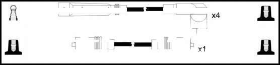 Ignition Cable Kit (HOES1068)