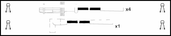 Ignition Cable Kit (HOES868)