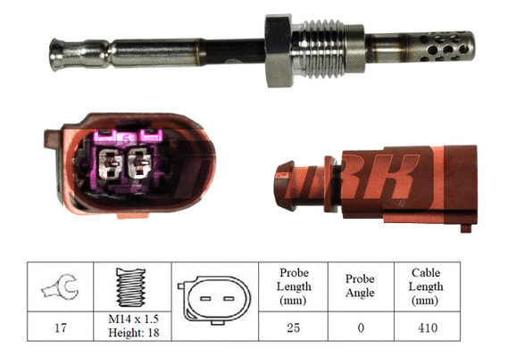 Sensor, exhaust gas temperature (LXT252)