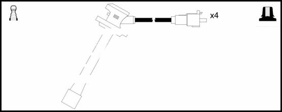 Ignition Cable Kit (HOES455)