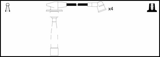 Ignition Cable Kit (HOES1048)