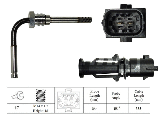Sensor, exhaust gas temperature (LXT075)