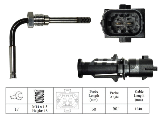 Sensor, exhaust gas temperature (LXT315)