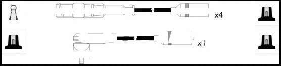 Ignition Cable Kit (HOES508)