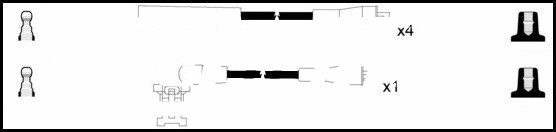 Ignition Cable Kit (HOES587)