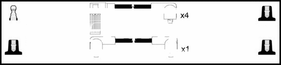 Ignition Cable Kit (HOES231)