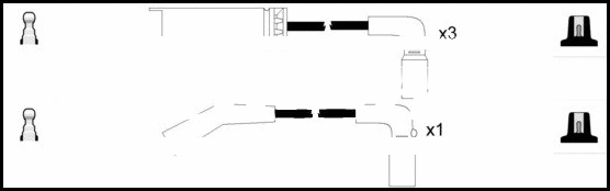 Ignition Cable Kit (HOES527)