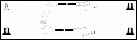 Ignition Cable Kit (HOES427)