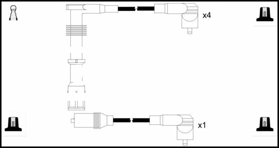 Ignition Cable Kit (HOES1089)