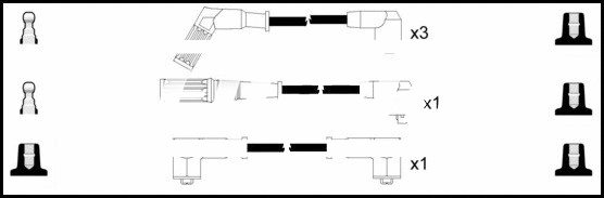 Ignition Cable Kit (HOES1159)