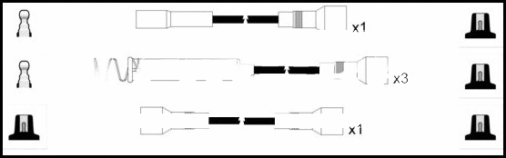 Ignition Cable Kit (HOES106)