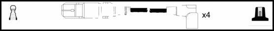 Ignition Cable Kit (HOES835)