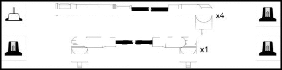 Ignition Cable Kit (HOES143)