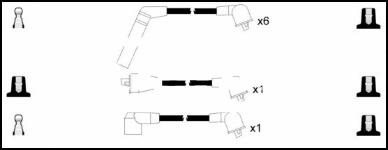 Ignition Cable Kit (HOES373)