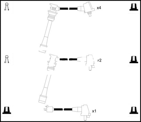 Ignition Cable Kit (HOES477)