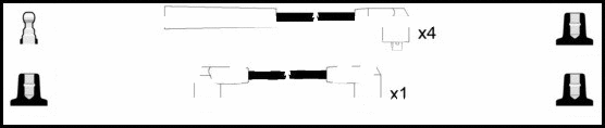 Ignition Cable Kit (HOES417)