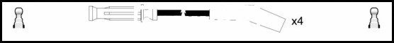 Ignition Cable Kit (HOES760)
