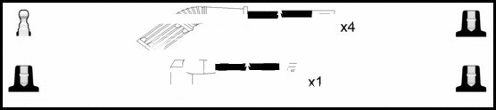 Ignition Cable Kit (HOES391)