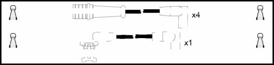 Ignition Cable Kit (HOES711)