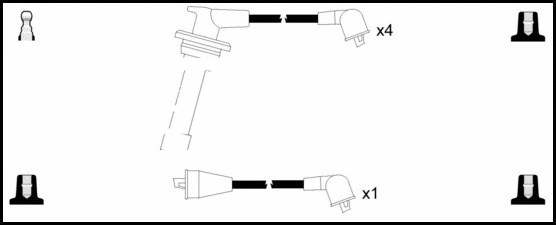 Ignition Cable Kit (HOES981)
