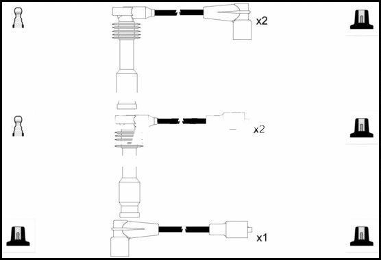 Ignition Cable Kit (HOES769)