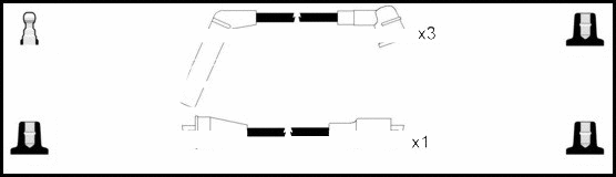 Ignition Cable Kit (HOES989)