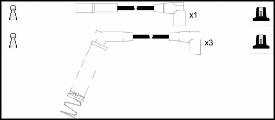 Ignition Cable Kit (HOES345)