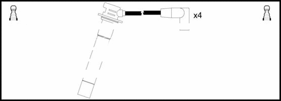 Ignition Cable Kit (HOES302)