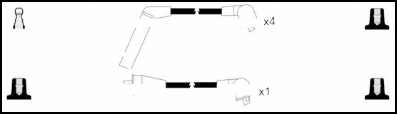 Ignition Cable Kit (HOES428)
