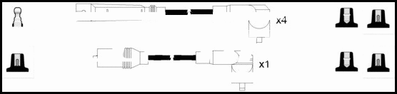 Ignition Cable Kit (HOES1204)