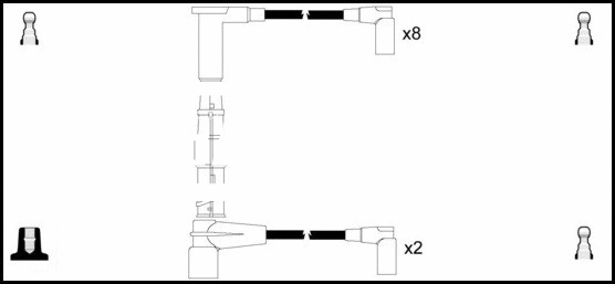Ignition Cable Kit (HOES501)