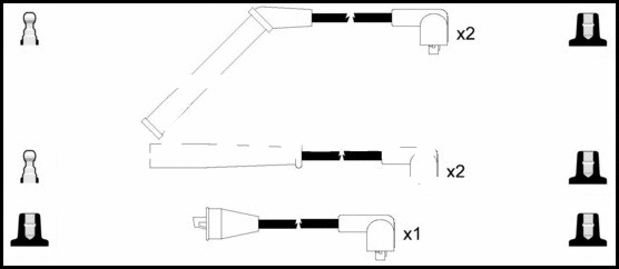 Ignition Cable Kit (HOES362)