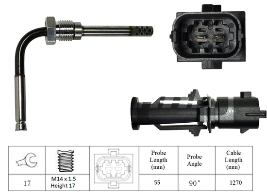 Sensor, exhaust gas temperature (LXT138)