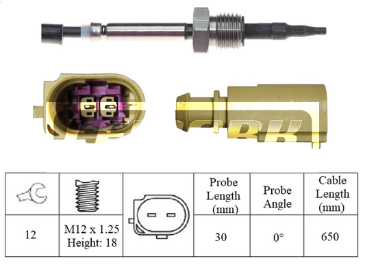 Sensor, exhaust gas temperature (LXT411)