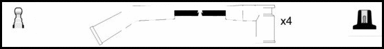 Ignition Cable Kit (HOES1341)