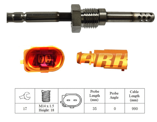 Sensor, exhaust gas temperature (LXT232)
