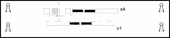 Ignition Cable Kit (HOES210)