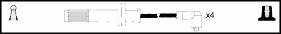 Ignition Cable Kit (HOES375)