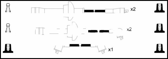 Ignition Cable Kit (HOES461)