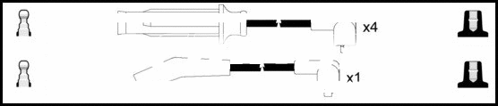 Ignition Cable Kit (HOES663)