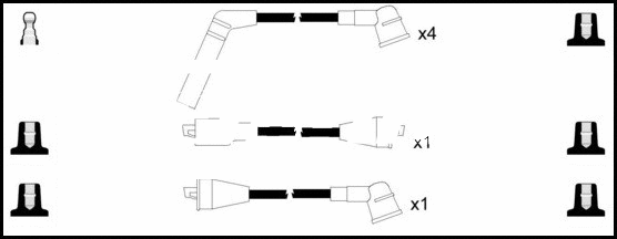 Ignition Cable Kit (HOES1183)