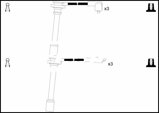 Ignition Cable Kit (HOES282)
