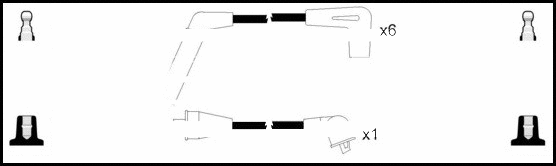 Ignition Cable Kit (HOES836)