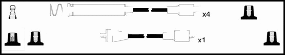 Ignition Cable Kit (HOES168)